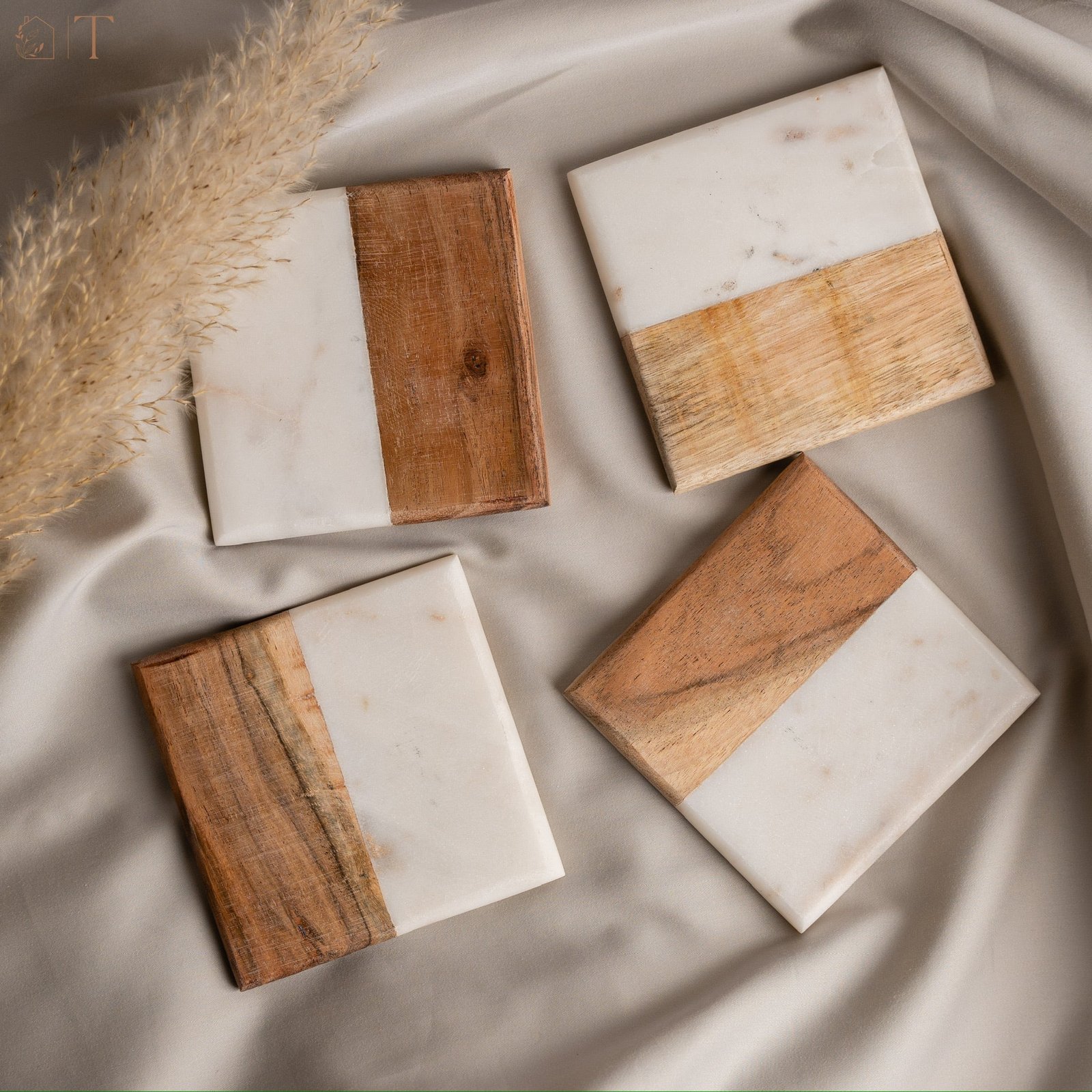 TW-VMC-1_HalfandHalfCoasters_Boxof4.jpg Marble Coasters - Image 1