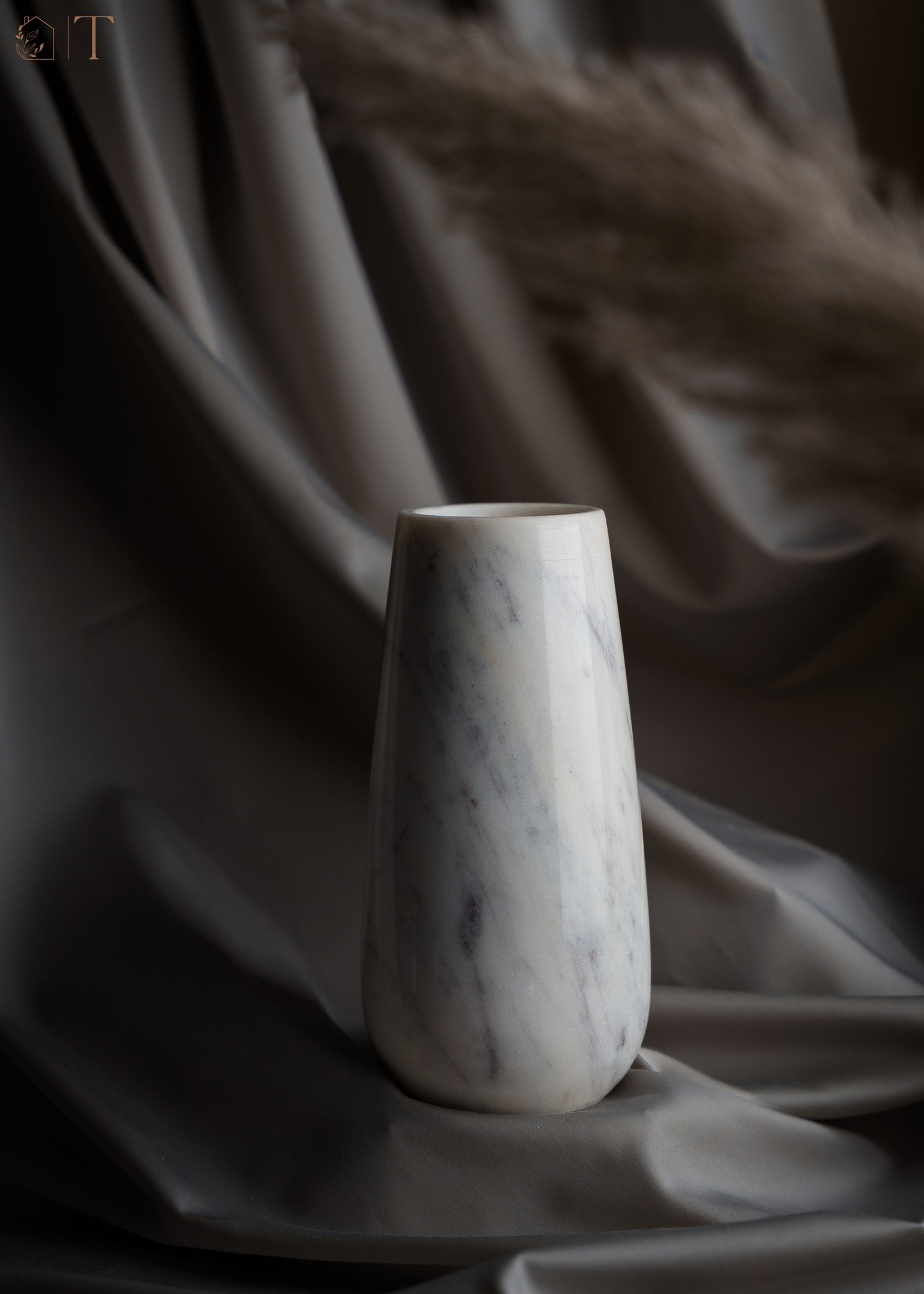 TW-VMV-1_MarbleVase_10Inches_4.jpg Marble Vase - Image 1